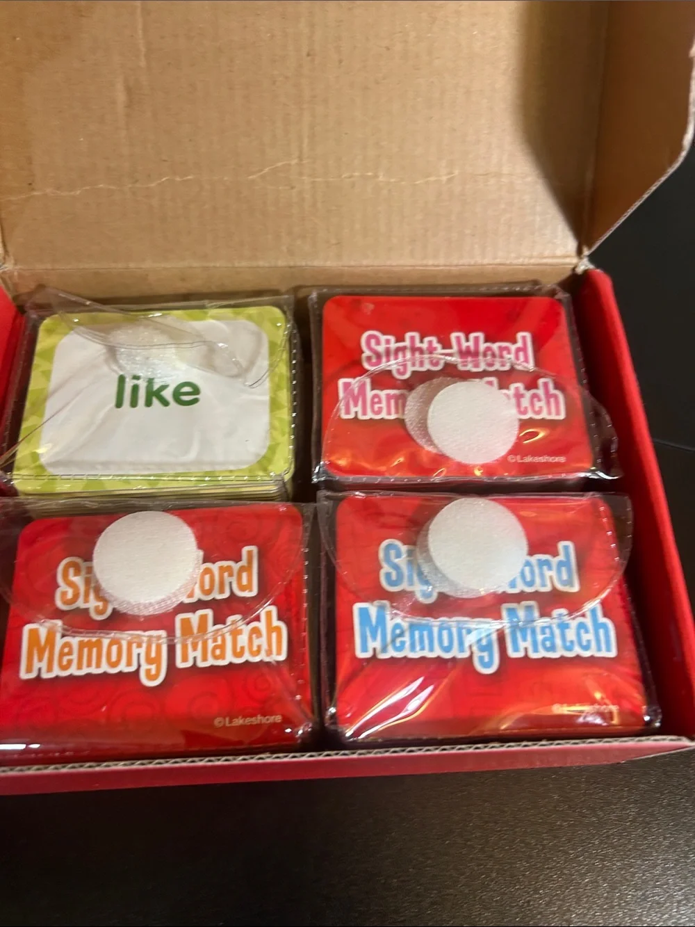 Sight-Word Memory Match Game (Level 2).